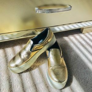 Snakeskin Platform Vans